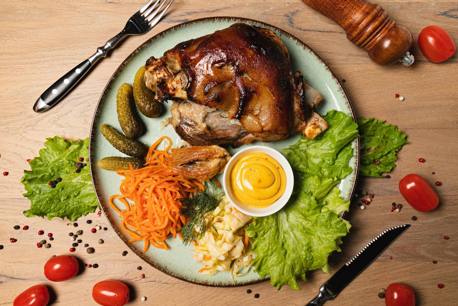 Pieczona golonka na święta – przepis na soczyste mięso idealne na bożonarodzeniową ucztę